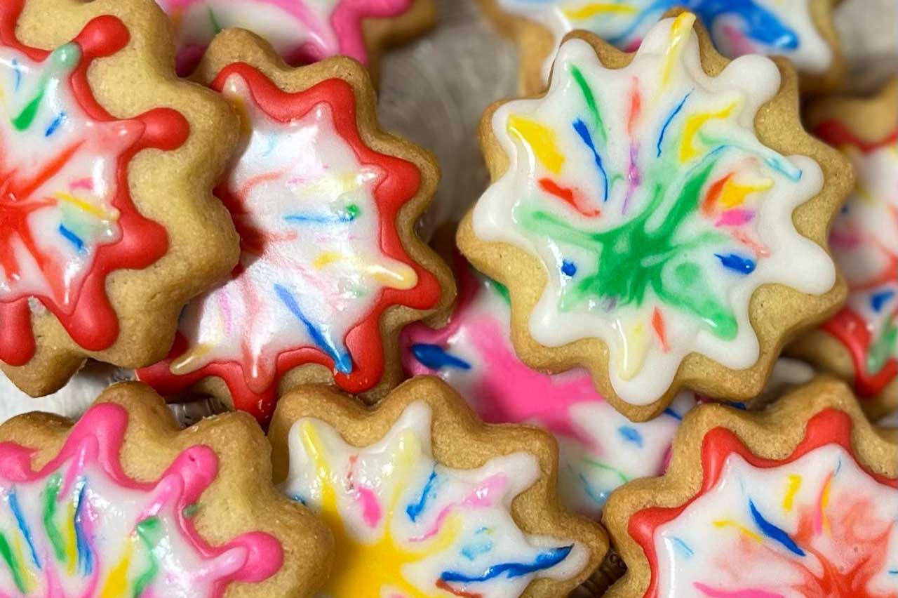 Fireworks Sugar Cookie